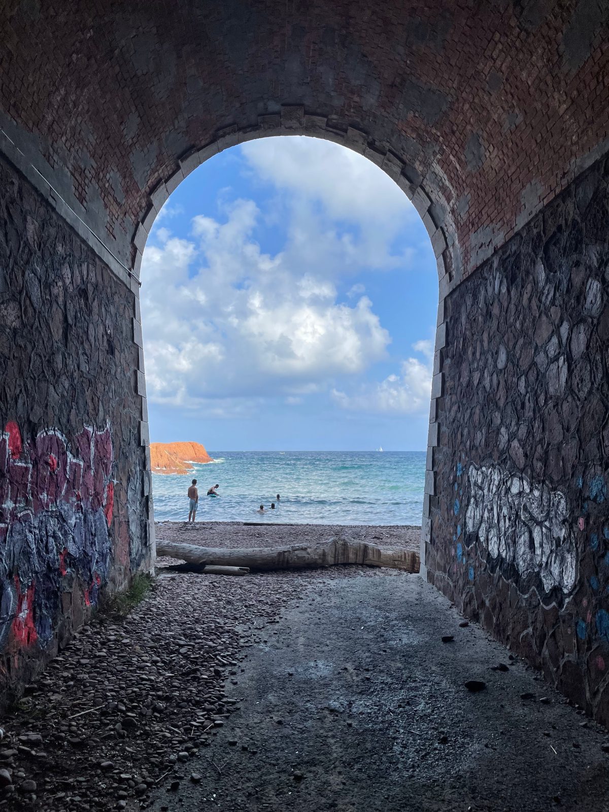 Lookout to the mediterranean sea